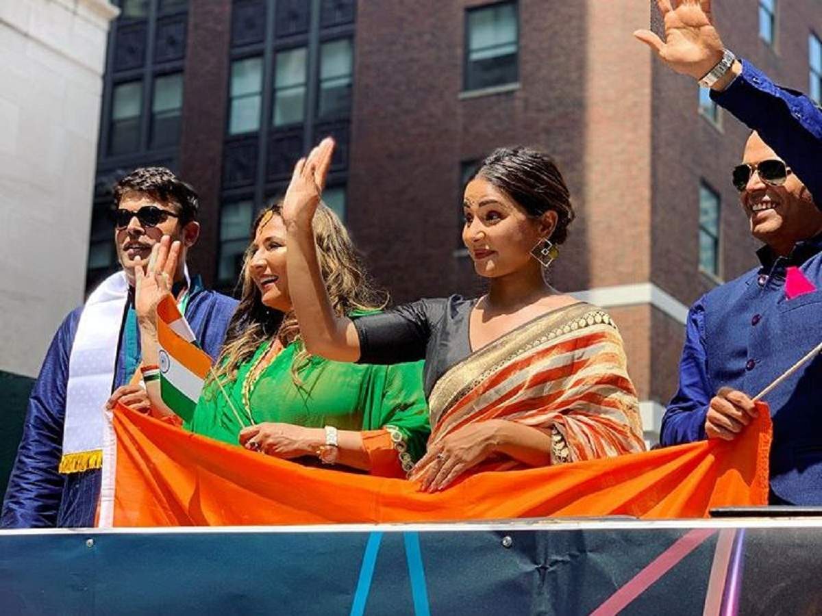 Hina Khan is a proud Indian at India Day Parade in NYC; by NRI