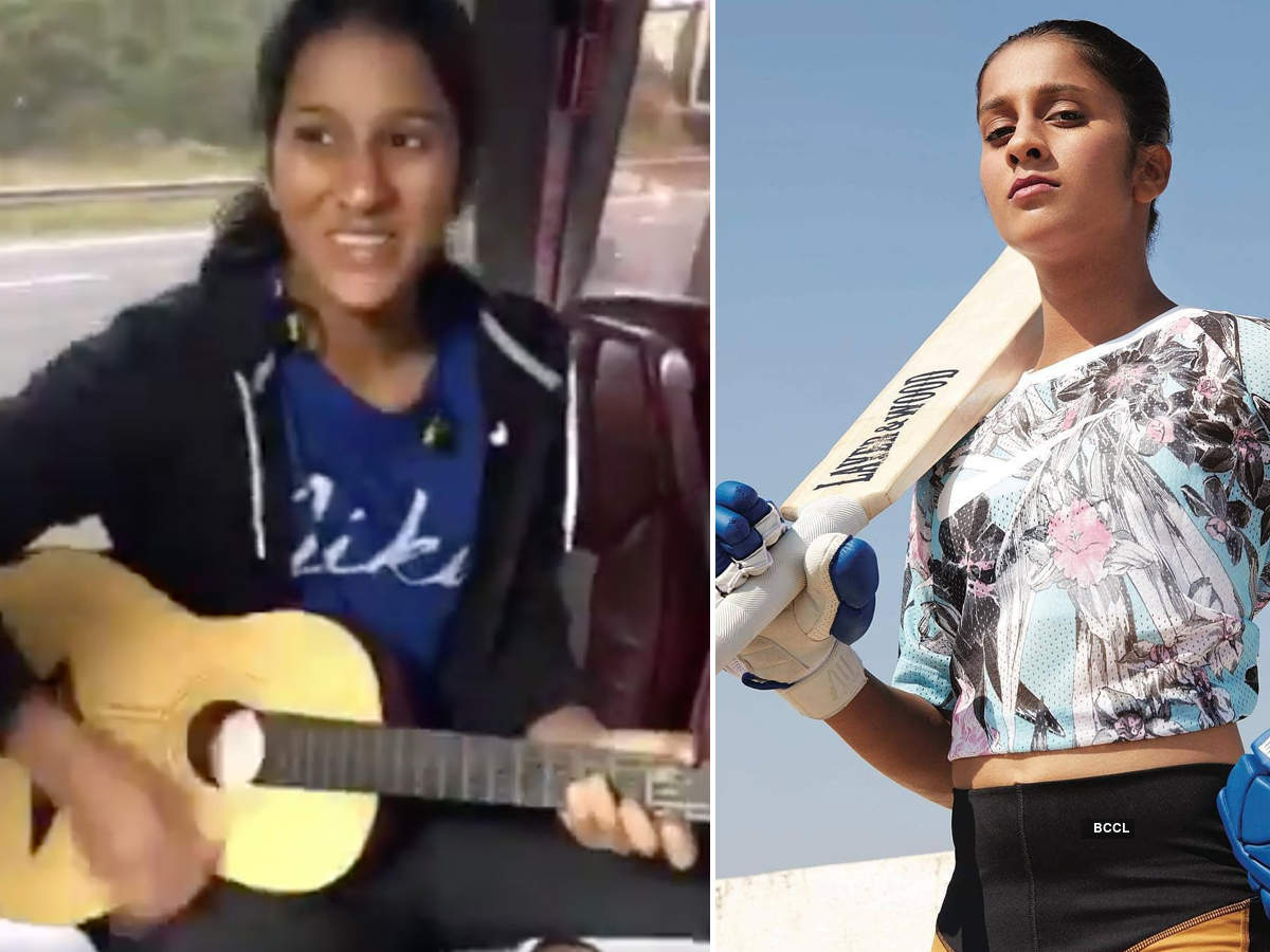 Indian cricketer Jemimah Rodrigues sings 'Aye Khuda' for her English county team
