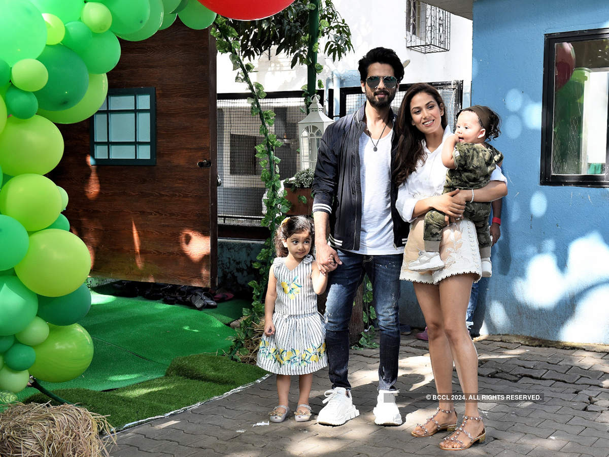 Pictures from Mira Rajput and Shahid Kapoor’s daughter Misha’s birthday party