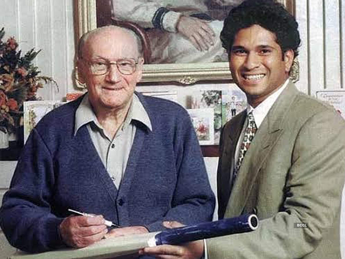 Rare pictures of Sir Don Bradman, one of Sachin Tendulkar's favourite cricketers