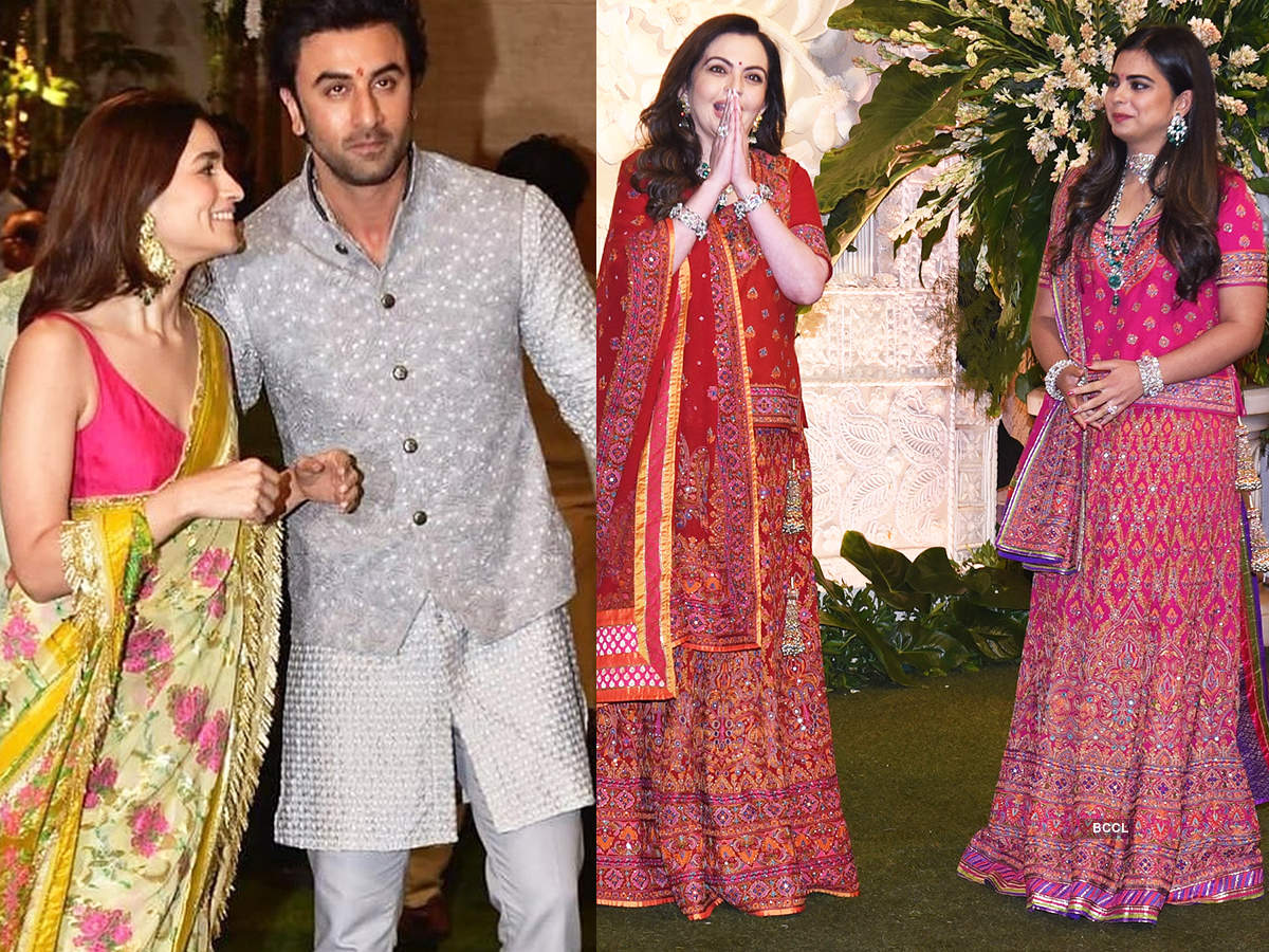 Alia Bhatt, Ranbir Kapoor & other celebs shine at Ambanis starry Ganpati celebration