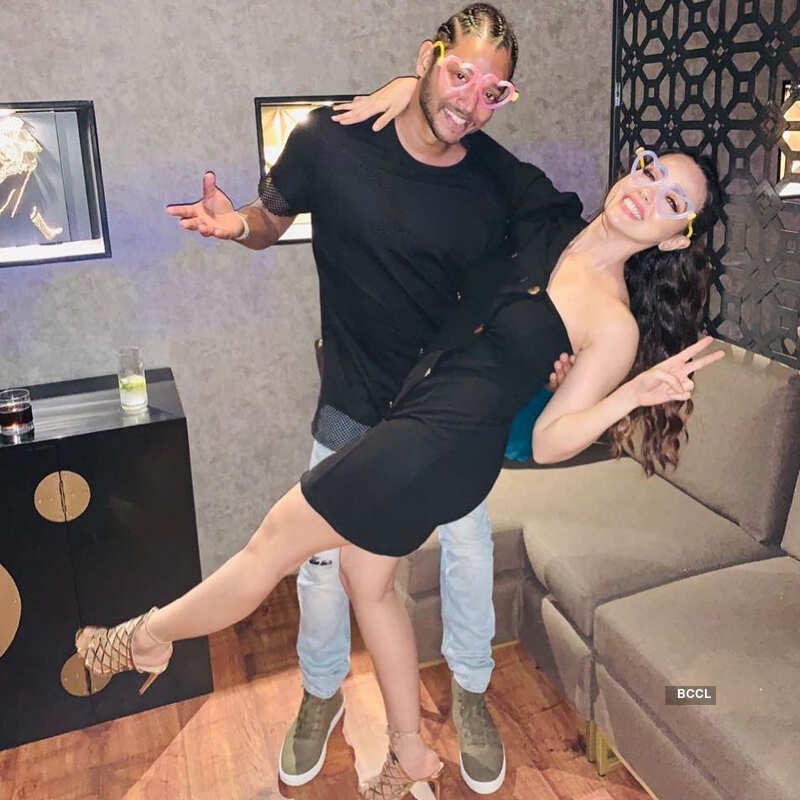 Sana Khaan and Melvin Louis&rsquo;s pictures