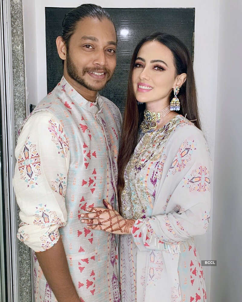 Sana Khaan and Melvin Louis&rsquo;s pictures