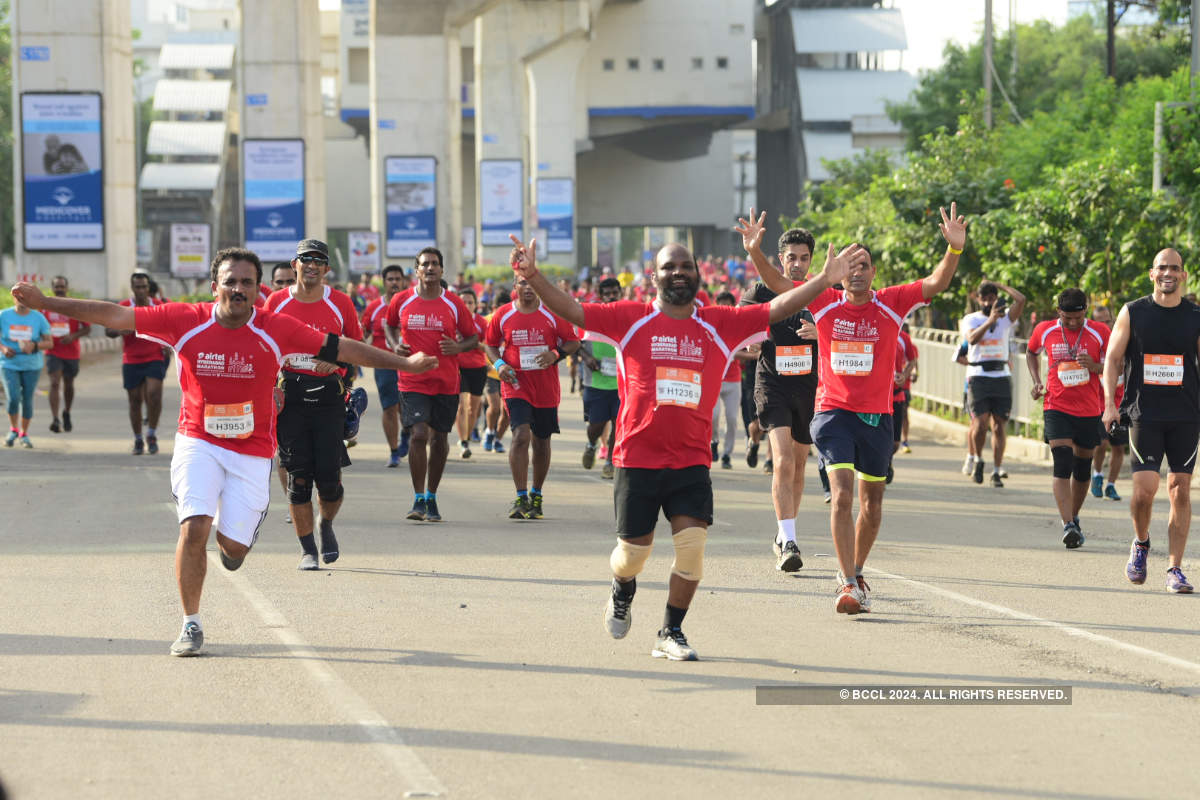 Over 25K participated in Hyderabad Marathon