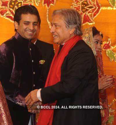 NK Singh son's reception