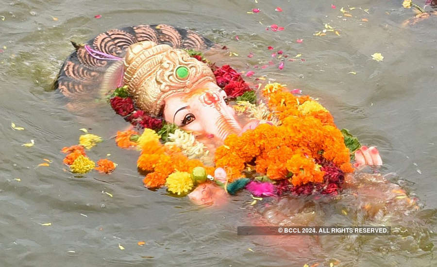 Top 30 photos from Ganpati immersion across India