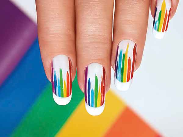 The 90’s French mani gets a style upgrade - Times of India