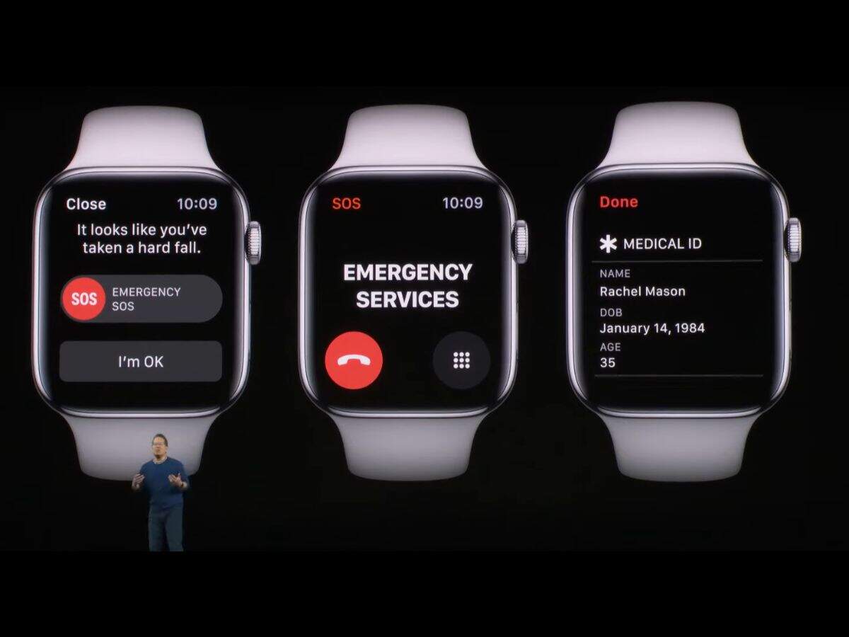 apple watch gps emergency call