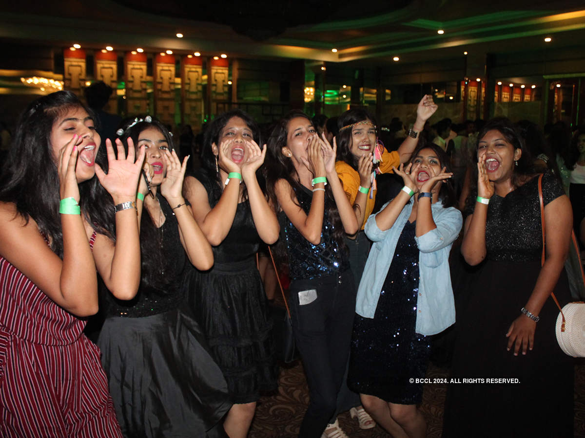 Students enjoy at the fresher's party of City Premier College