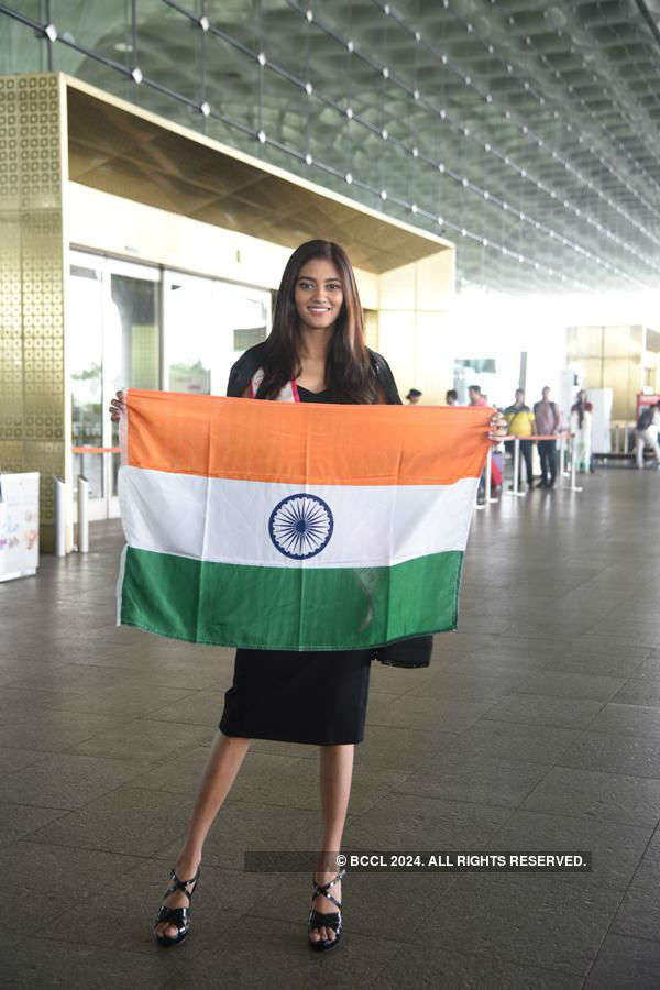 Shreya Shanker leaves for Miss United Continents 2019