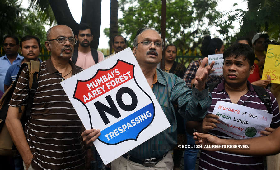 Protest held to save Mumbai's Aarey forest