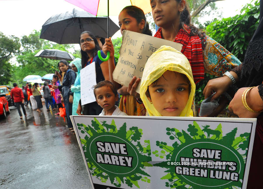 Protest held to save Mumbai's Aarey forest