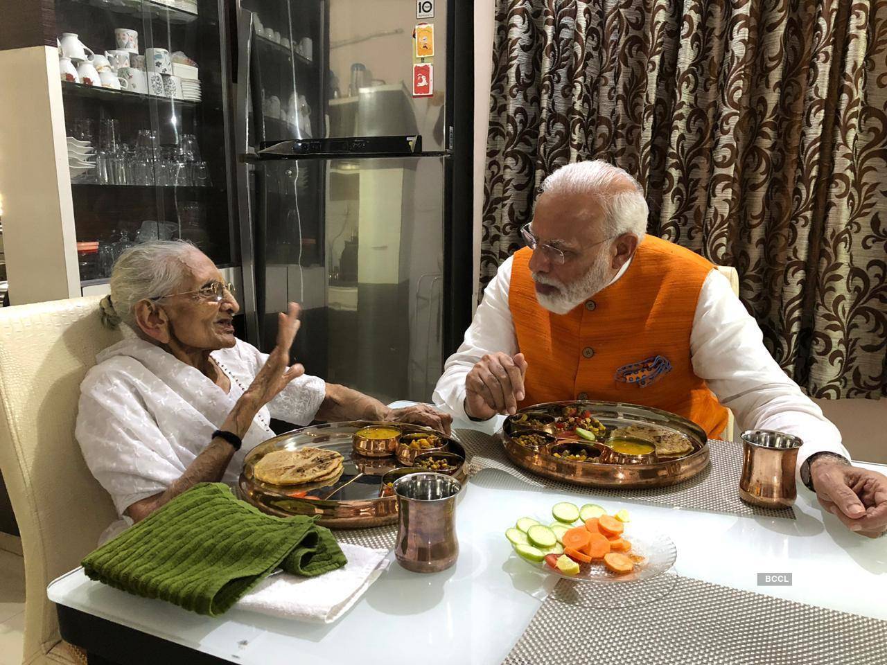 69th birthday: PM Modi meets mother over lunch