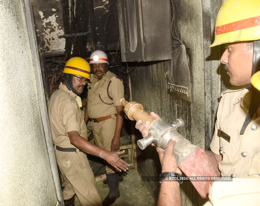 Bengaluru Fire Breaks Out In Uco Bank Branch Photogallery Etimes