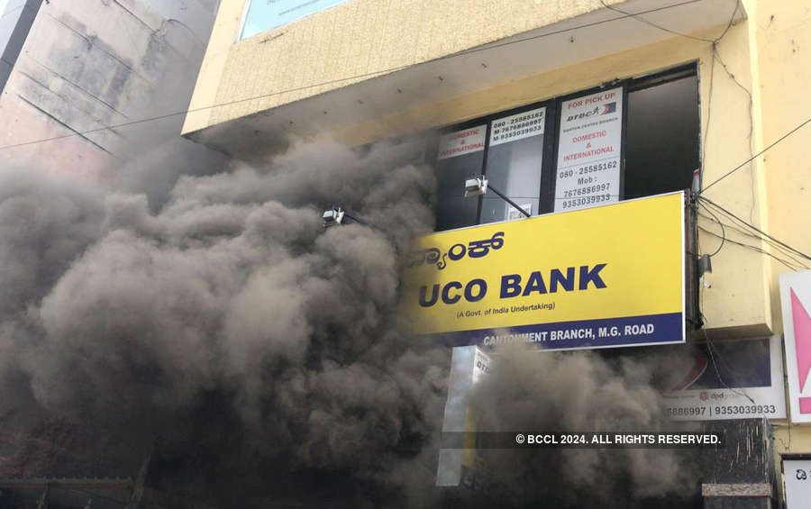 Bengaluru: Fire breaks out in UCO Bank branch