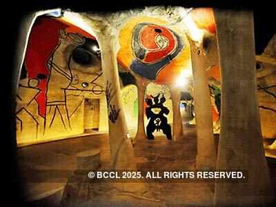 M.F.Hussain's Painting @ display