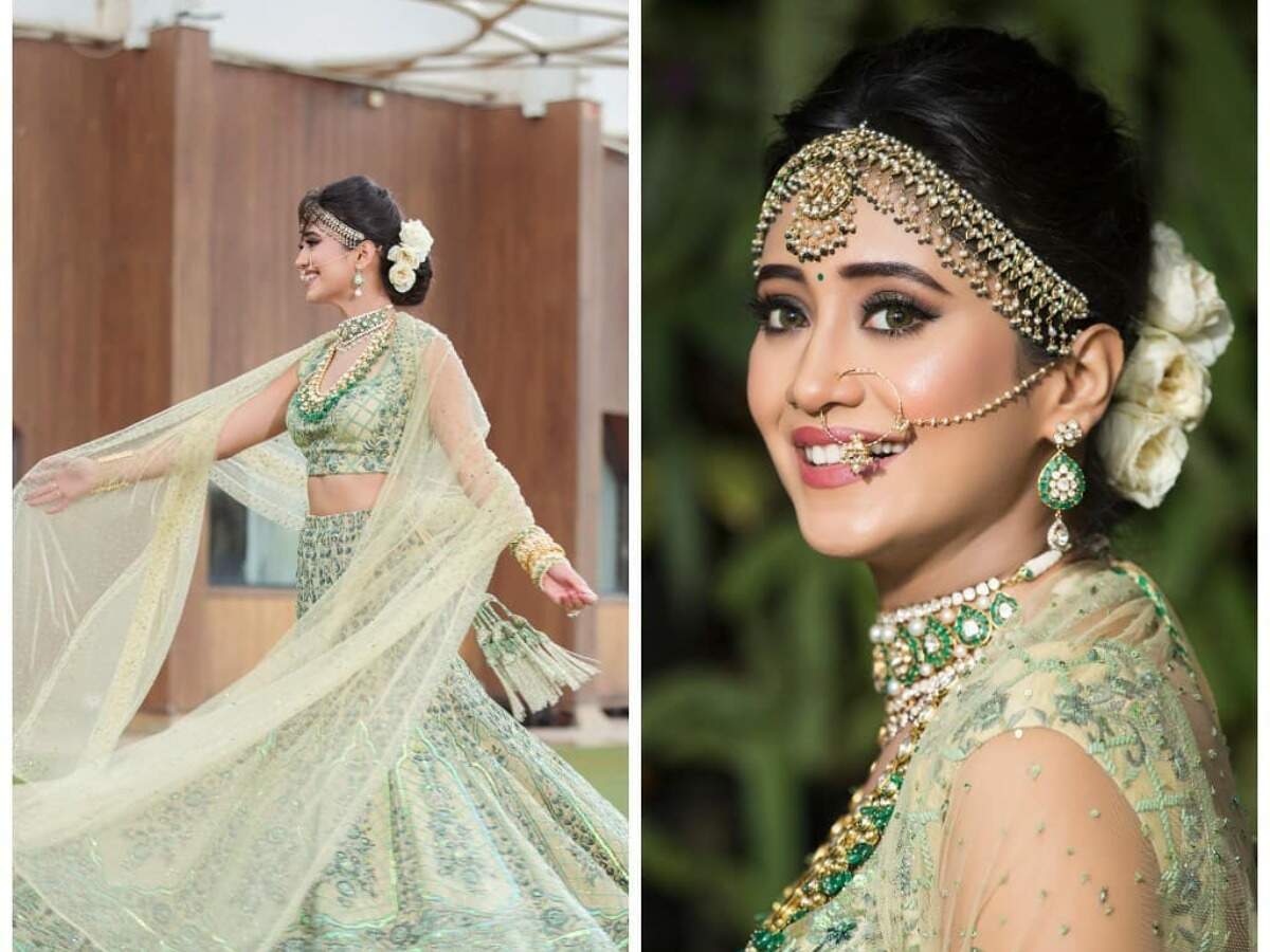 shivangi joshi in lehenga