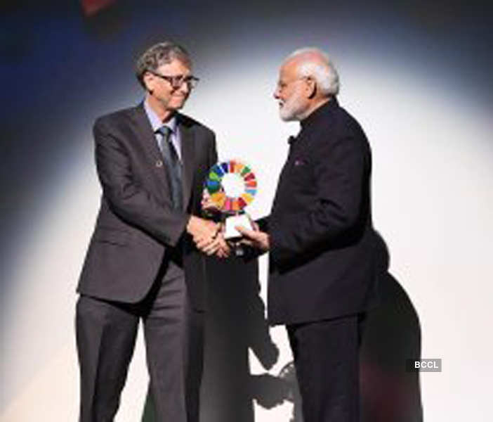 Narendra Modi gets ‘Global Goalkeeper’ award for Swachh Bharat Abhiyan
