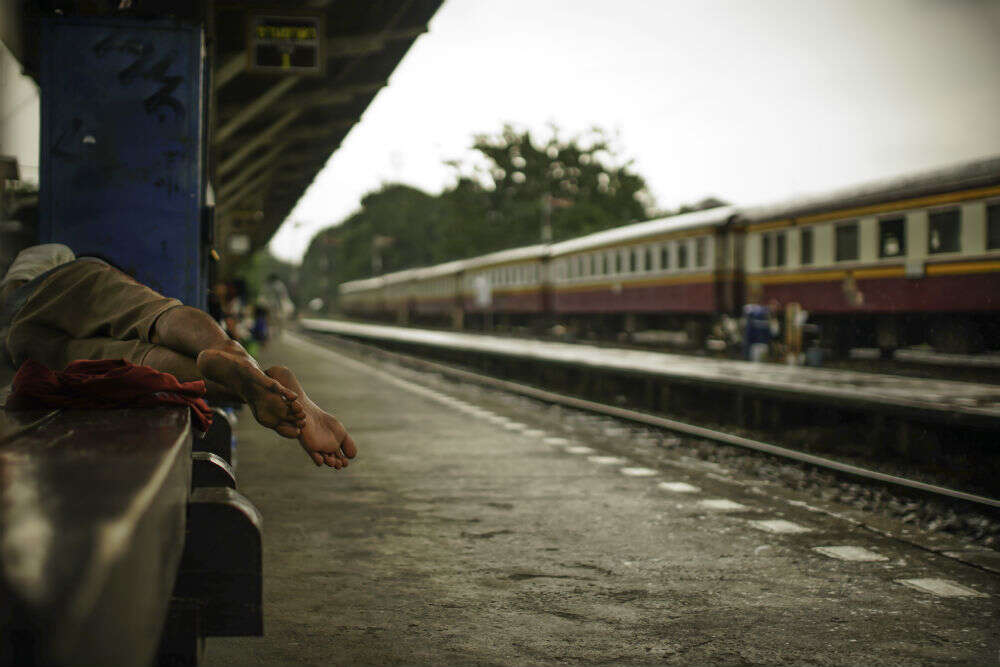 Interesting ways in which Indians kill their time at a railway station Interesting ways in which Indians kill their time at a railway station