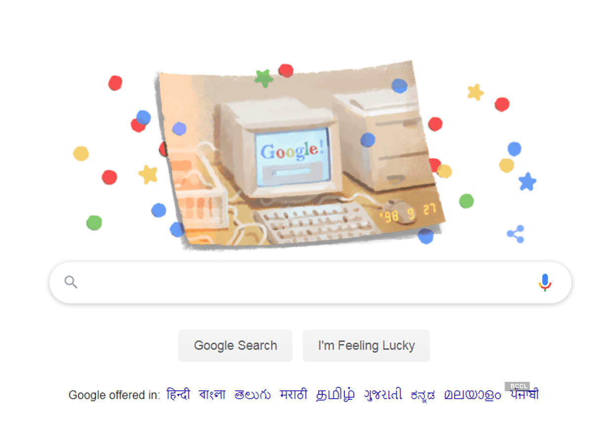 Google celebrates 21st birth anniversary with a special doodle