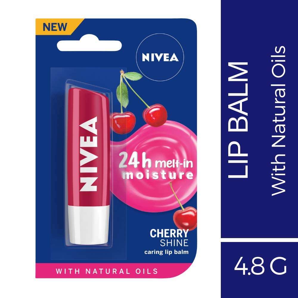 Nivea Lip Care Fruity Shine Cherry, 4.8g