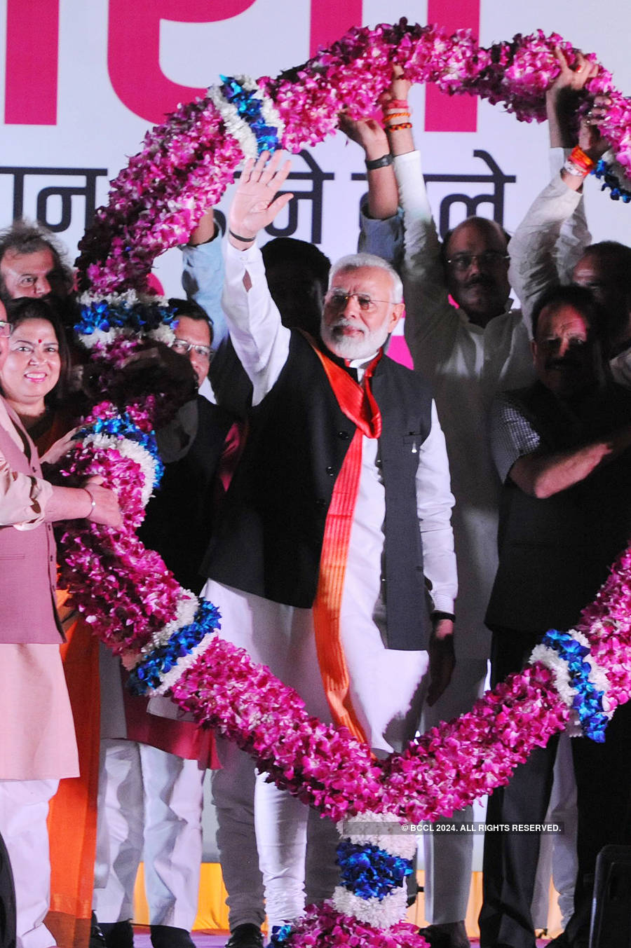 In pics: PM Modi accorded grand welcome on return from US