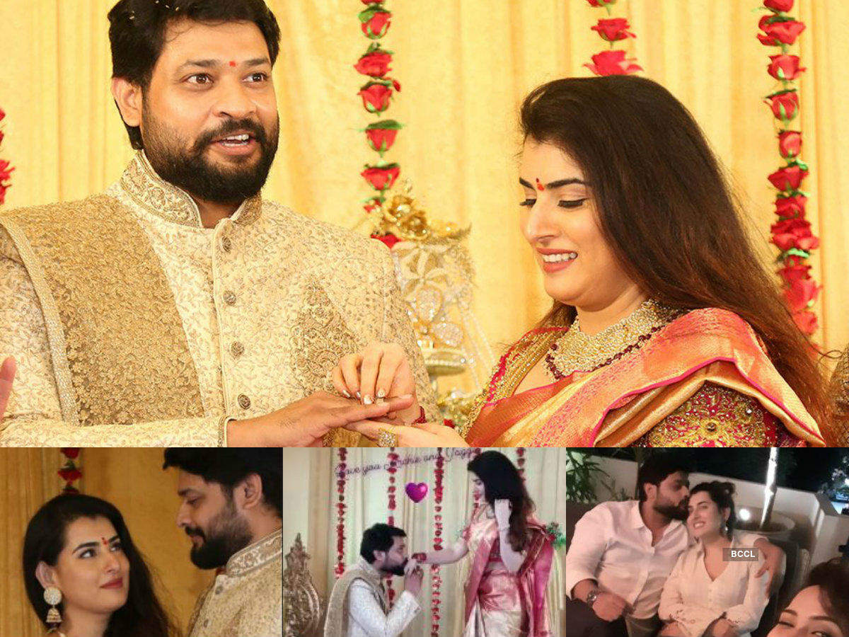 Bigg Boss Telugu fame Archana Shastry gets engaged in a dreamy ...