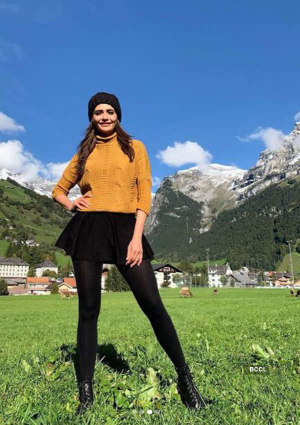 Stunning pictures of Karishma Tanna holidaying in Switzerland