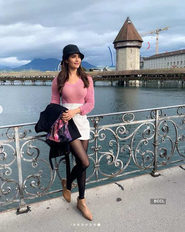 Stunning pictures of Karishma Tanna holidaying in Switzerland 