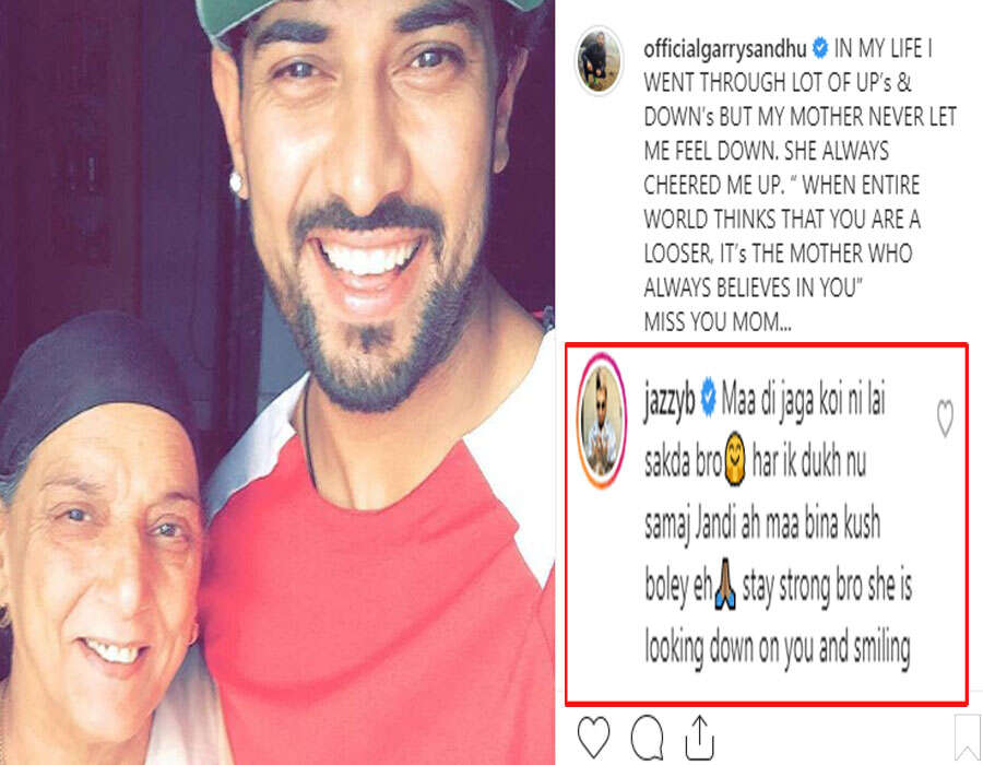 missing his late mother garry sandhu pens a heart melting note punjabi movie news times of india missing his late mother garry sandhu
