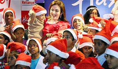 Nita Ambani celebrates Christmas