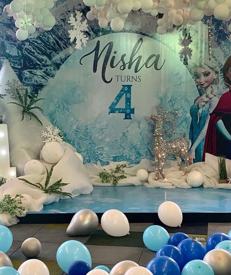 Inside pictures from Sunny Leone's daughter Nisha's frozen-themed birthday celebrations