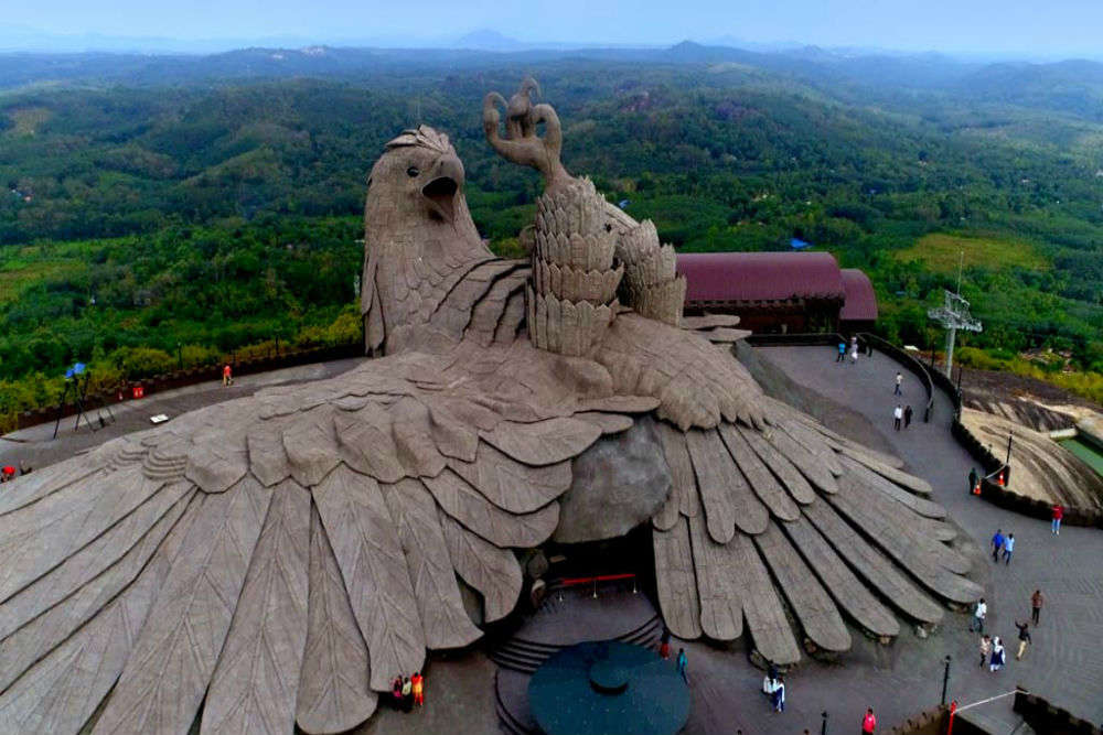Jatayu Adventure Centre in Kerala has the world’s largest bird sculpture