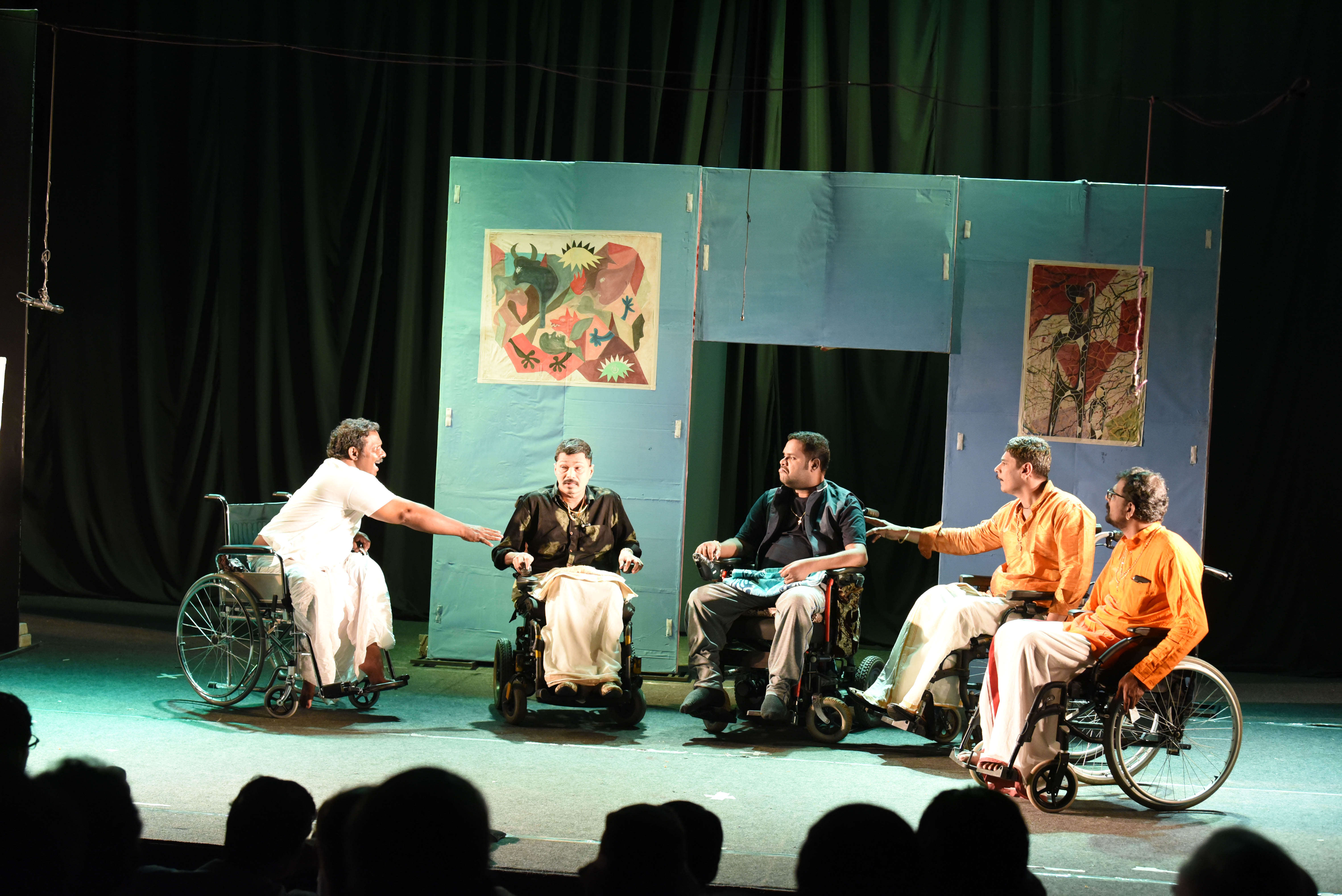 wheelchair bond actors Drama by wheelchair bond artistes Events Movie News Times of India