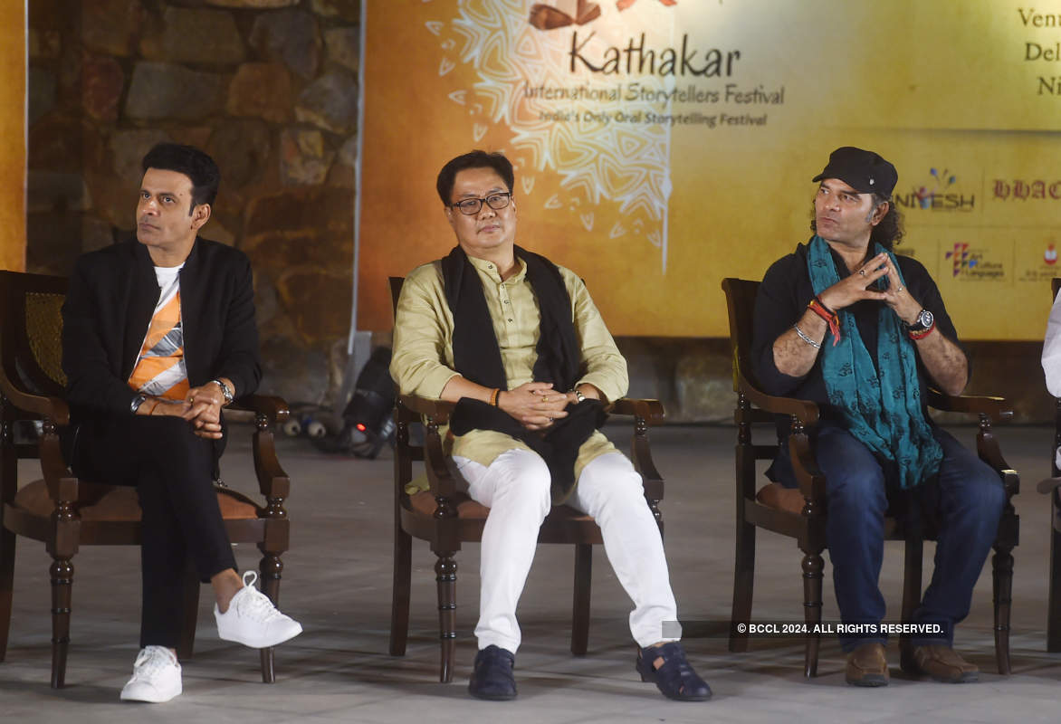 Manoj Bajpayee attends the 12th Kathakar International Storytelling Festival
