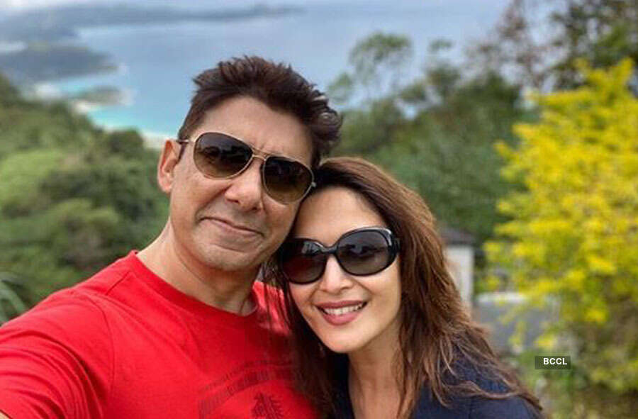 Dr Shriram Nene and Madhuri Dixit