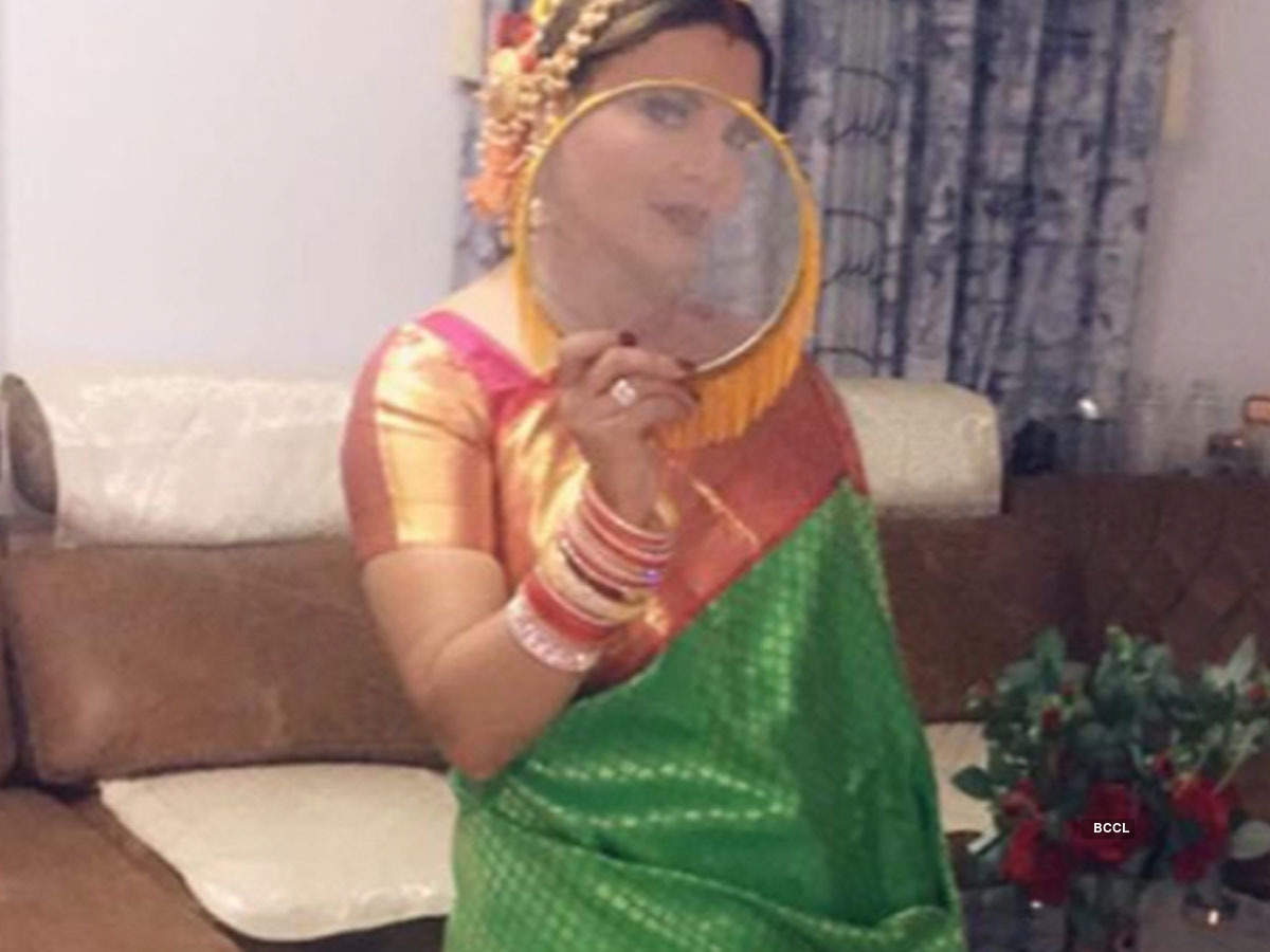 Pictures of Rakhi Sawant's first fasting experience on Karva Chauth go viral