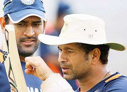Indian team's practice session