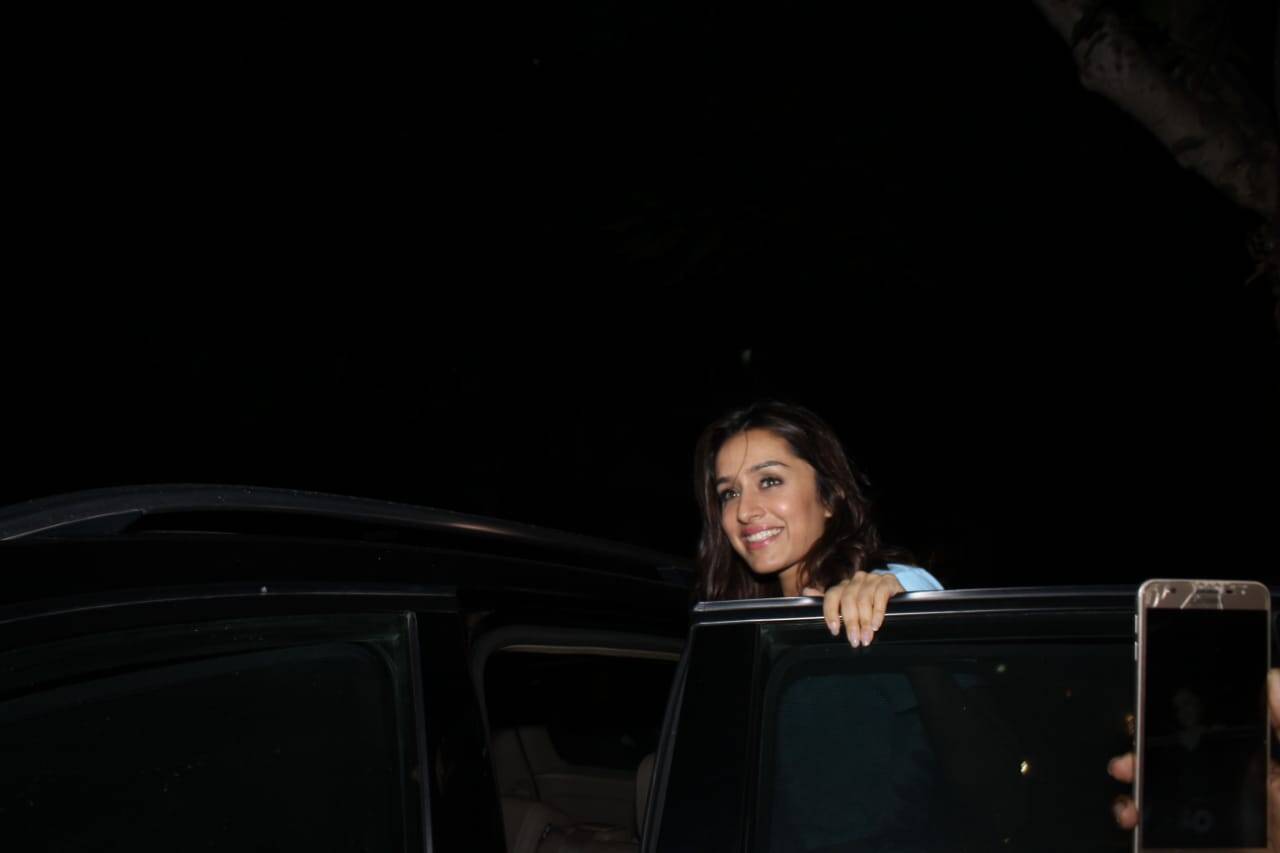 Photos: Shraddha Kapoor gets snapped in the city as she dines out with