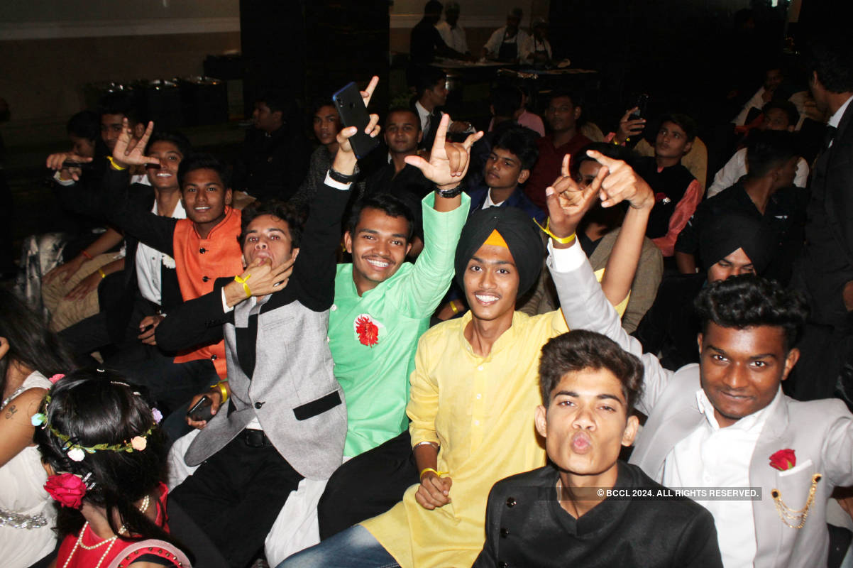 Students enjoy at the fresher's party of Tirpude Institute of Hospitality Management