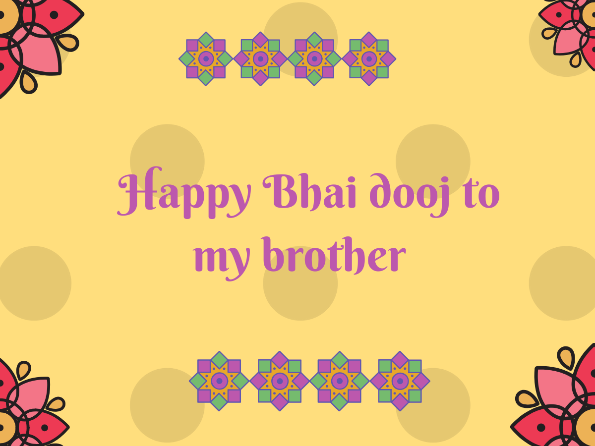 Happy Bhai Dooj 2019 Images Wishes Messages Quotes Cards