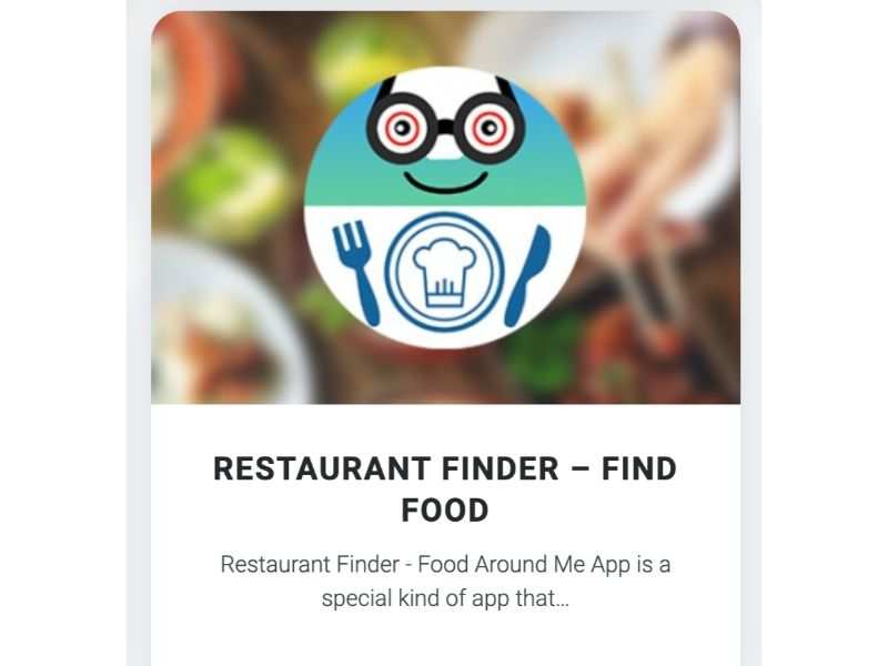 Restaurant Finder – Find Food | Gadgets Now