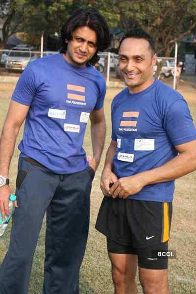 Celebs @ Mumbai Marathon training