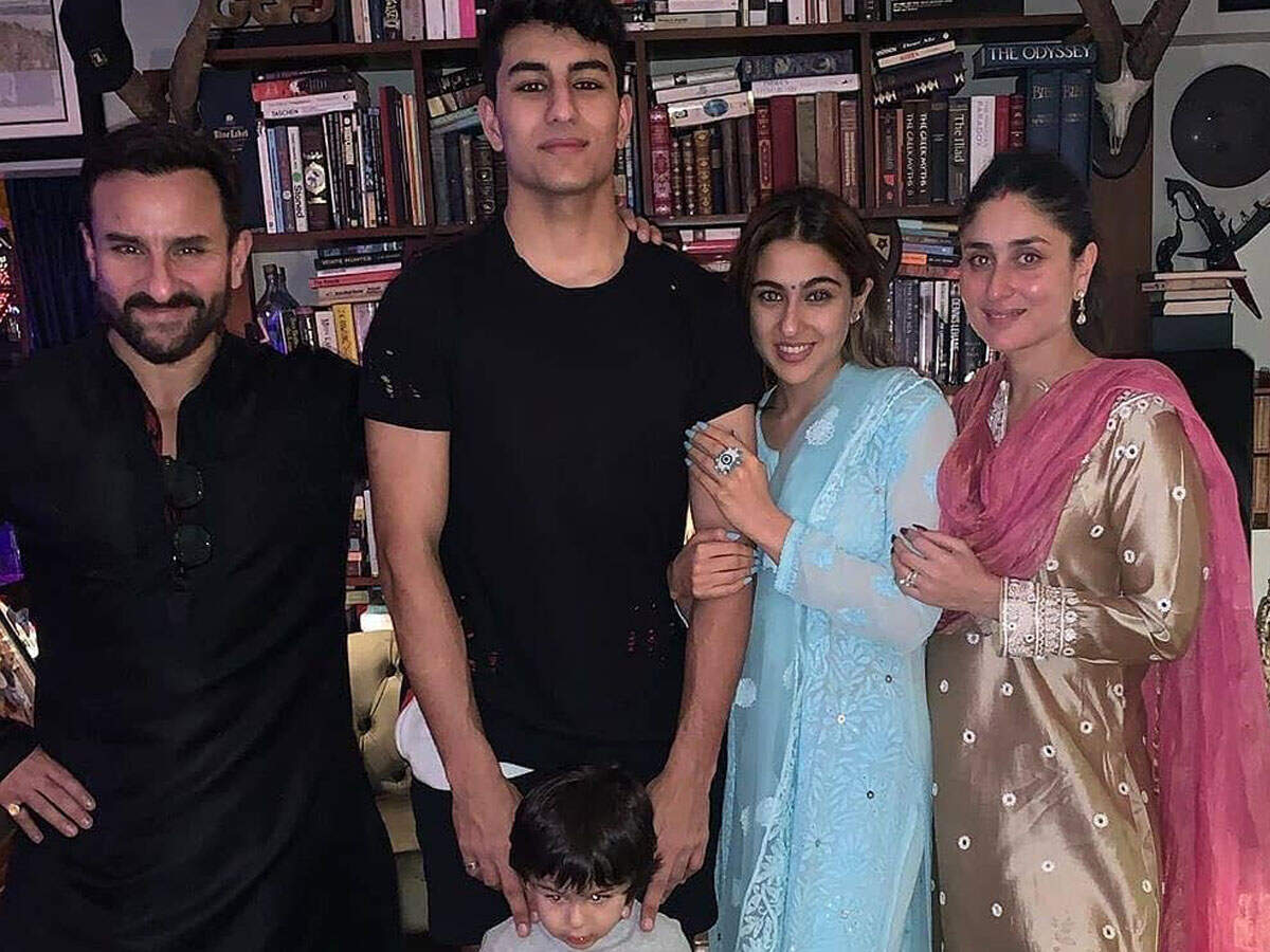 ​Kareena Kapoor, Saif Ali Khan and Sara Ali Khan celebrate Diwali in style​