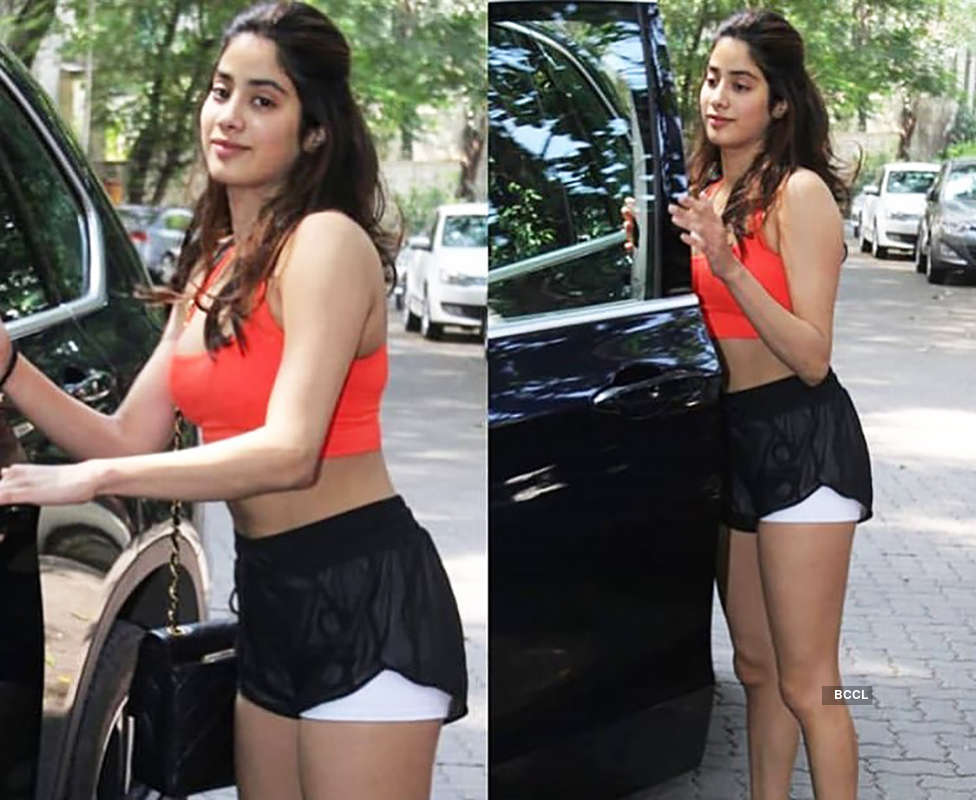 Janhvi Kapoor steps out in style in shorts, see pictures