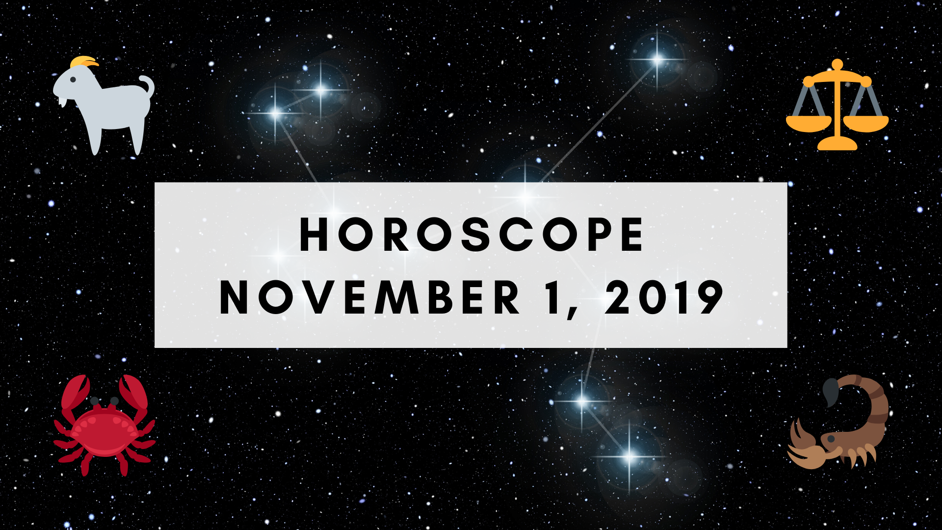 Horoscope today Here are the astrological predictions for November 01