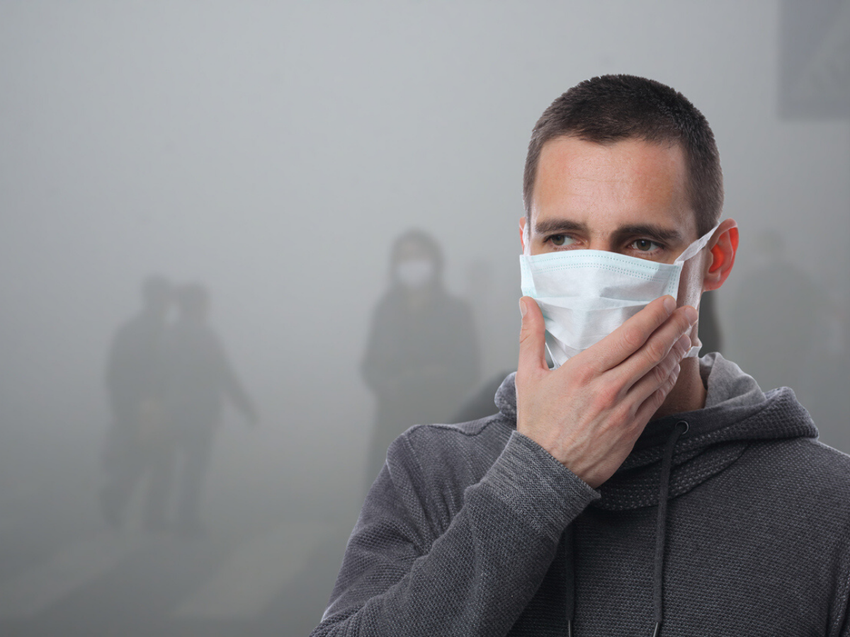 Virksomhedsbeskrivelse Elendig Ironisk Delhi Air Pollution: Learn how to wear the anti-pollution mask correctly |  The Times of India