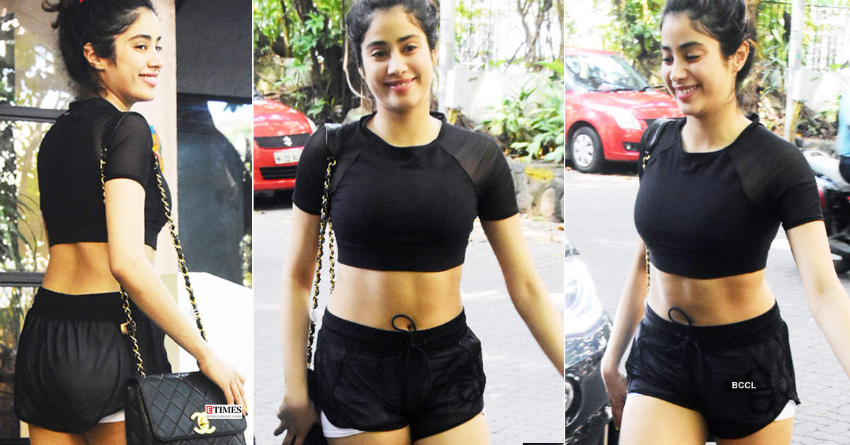 Janhvi Kapoor steps out in style in shorts, see pictures