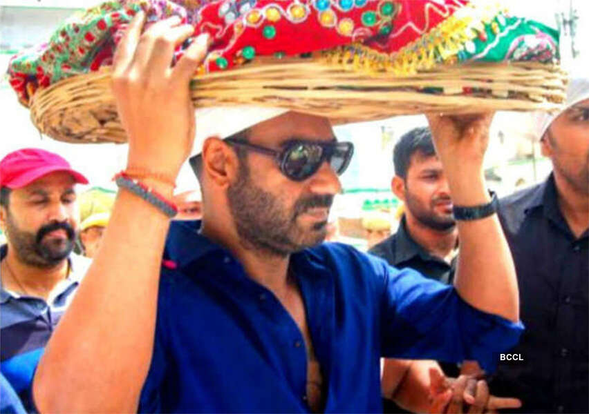 Ajay Devgn & son Yug pictures