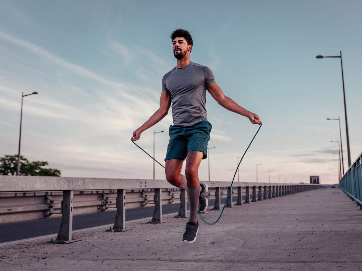 long rope jumping